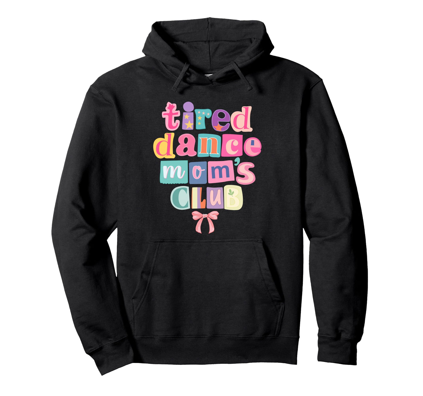Boho Colorful Coquette Tired Dance Hoodie - Streetwear Style for Adults - T-Shirt, Sweatshirt, Hoodie