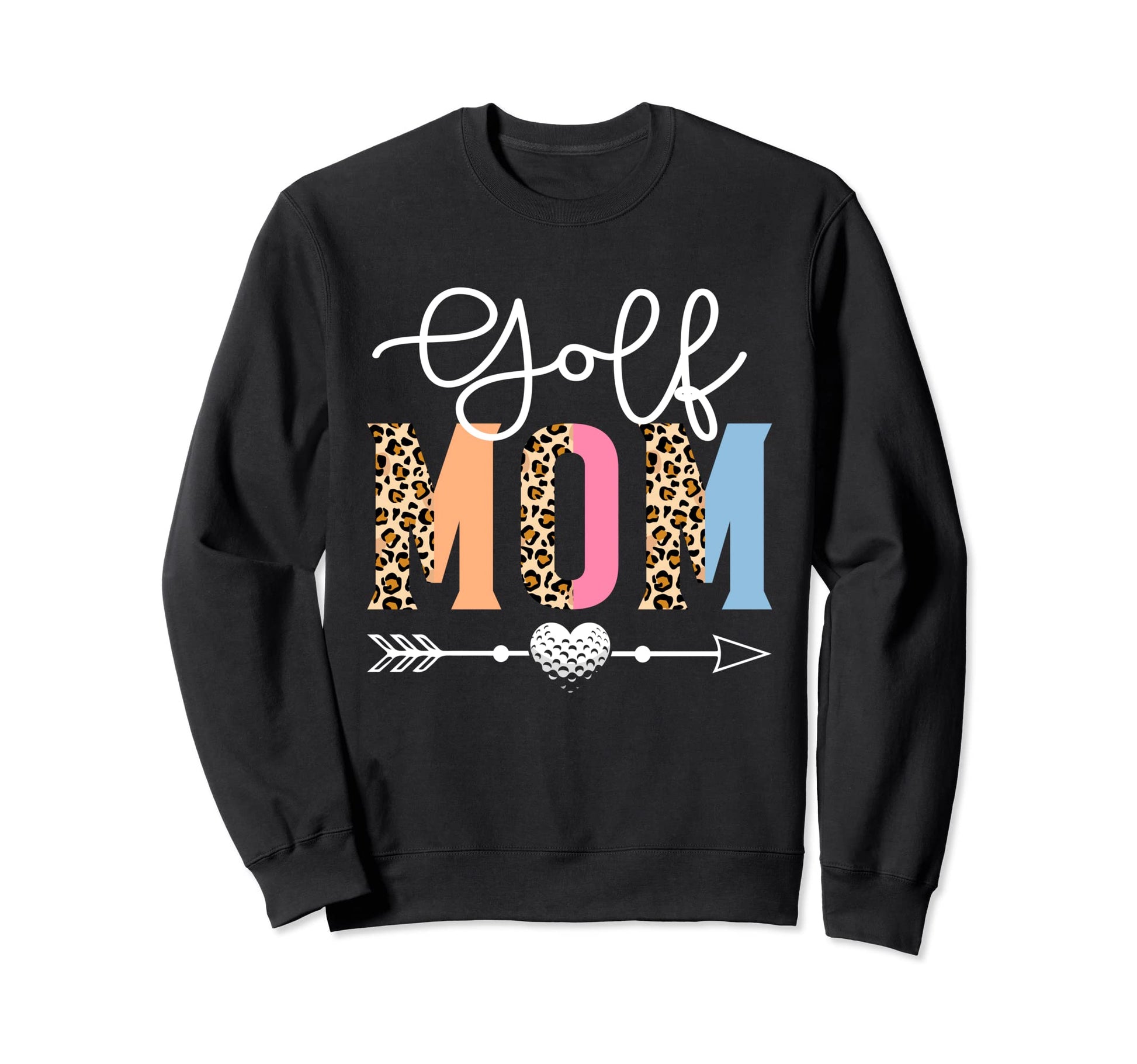 Golf Mom Golf Game Mothers Day Sweatshirt - Graphic Print for Adults - T-Shirt, Sweatshirt, Hoodie