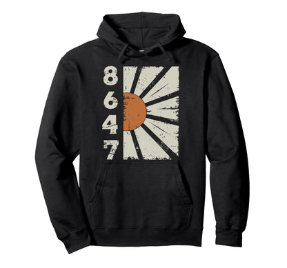 8647 Subtle Anti Trump Political Floral Boho Hoodie - Graphic Print Unisex - T-Shirt, Sweatshirt, Hoodie