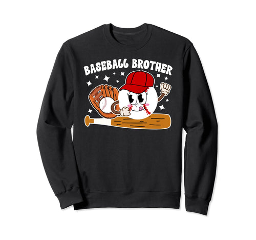 Baseball Brother Baseball Players Sweatshirt - Graphic Print Men Women - T-Shirt, Sweatshirt, Hoodie
