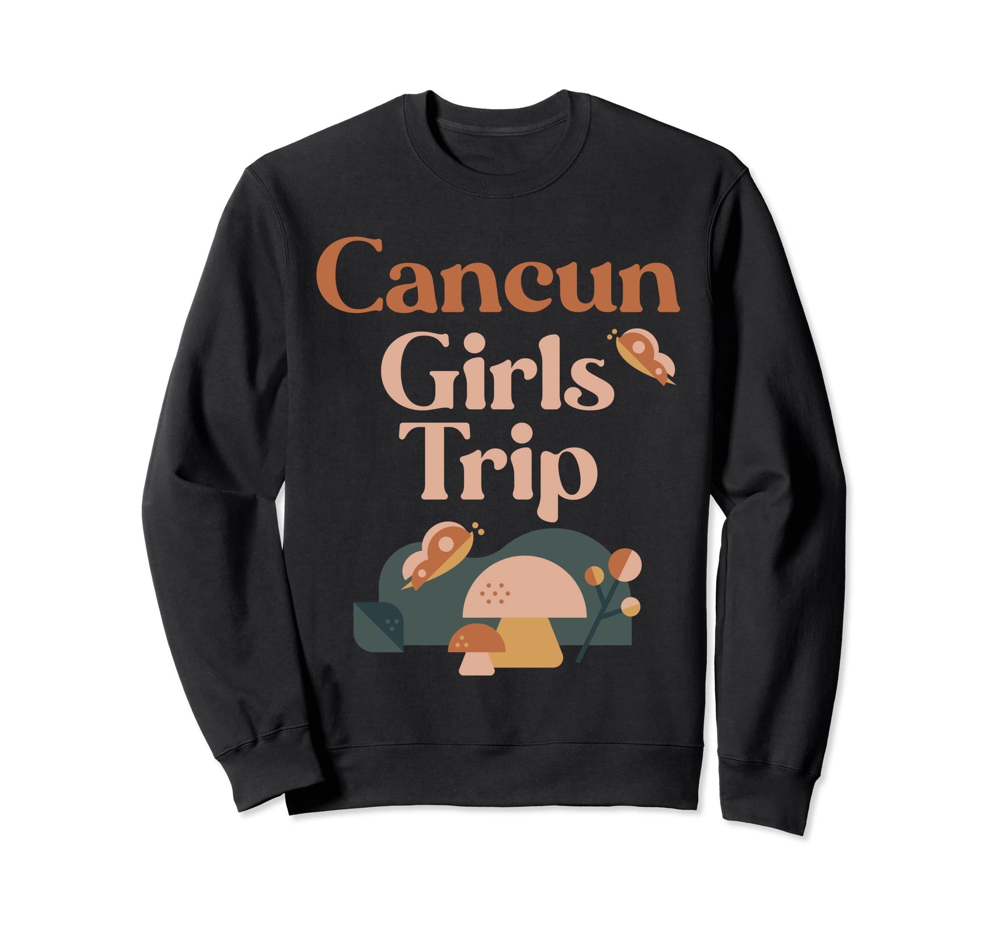 Cancun Trip Matching Group Groovy Sweatshirt - Novelty Apparel Men Women - T-Shirt, Sweatshirt, Hoodie