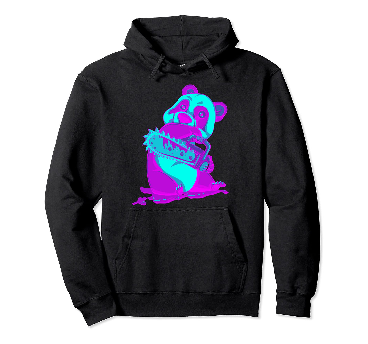 Creepy Vaporwave Animal Synthwave Hoodie - Trendy Graphic Men Women - T-Shirt, Sweatshirt, Hoodie