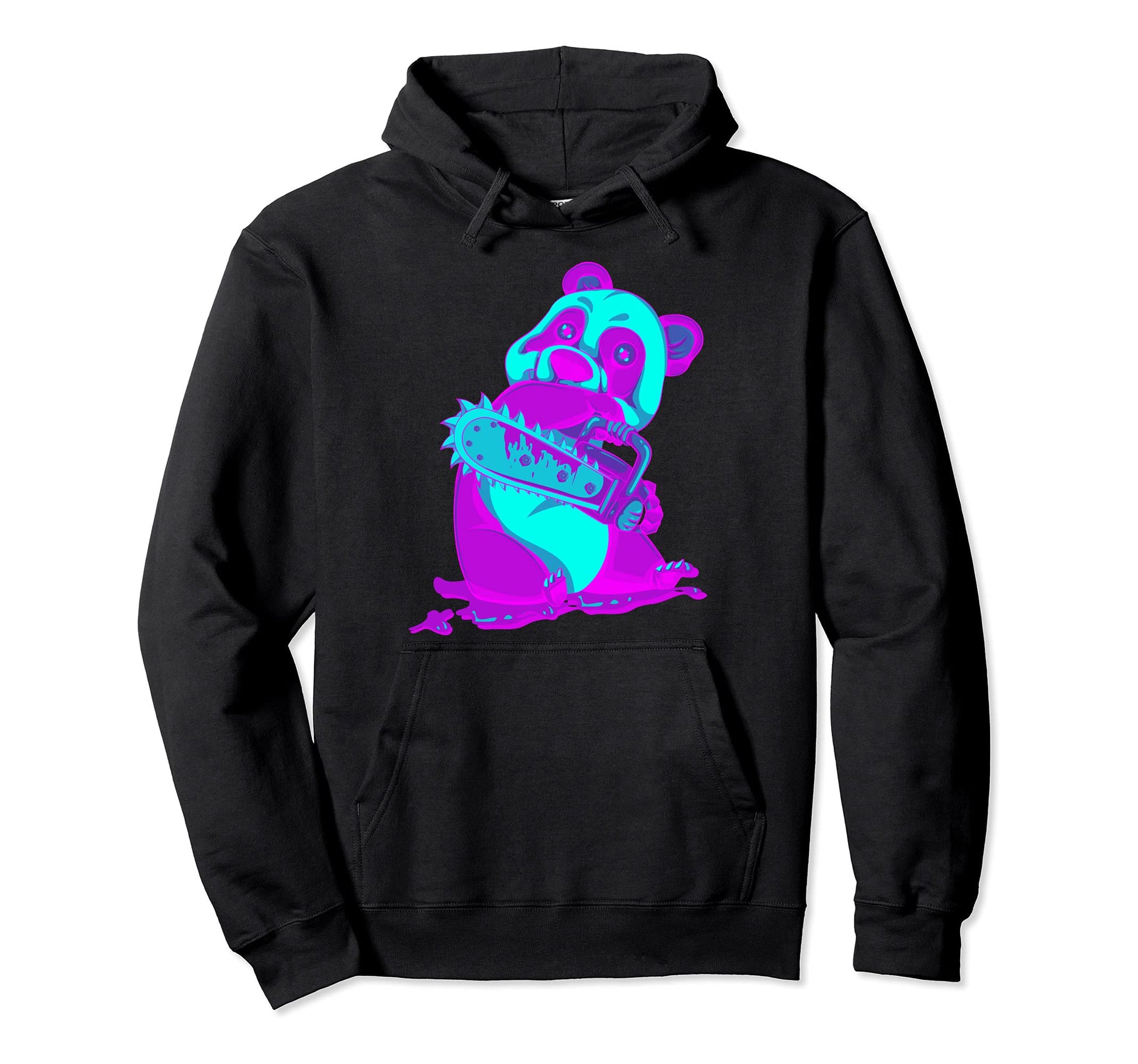 Creepy Vaporwave Animal Synthwave Hoodie - Trendy Graphic Men Women - T-Shirt, Sweatshirt, Hoodie