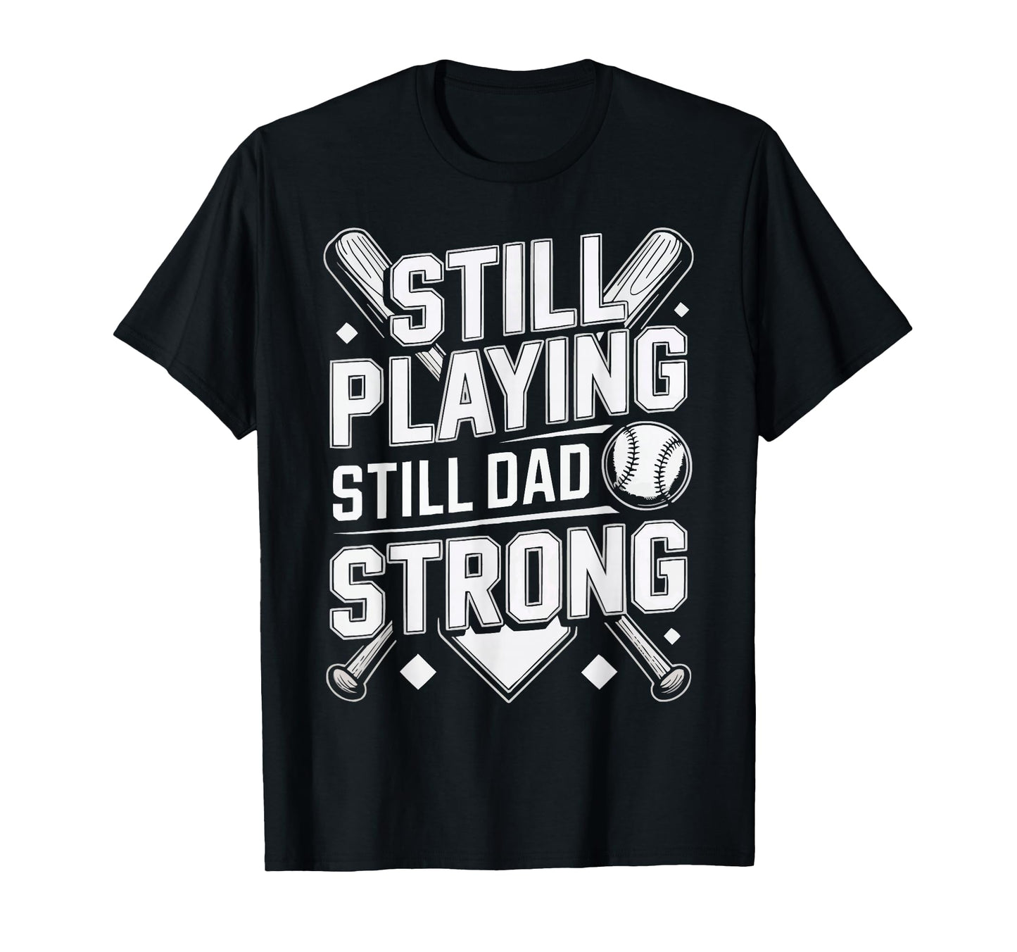 Baseball Dad Baseballer Daddy T-Shirt - Novelty Apparel for Adults - T-Shirt, Sweatshirt, Hoodie