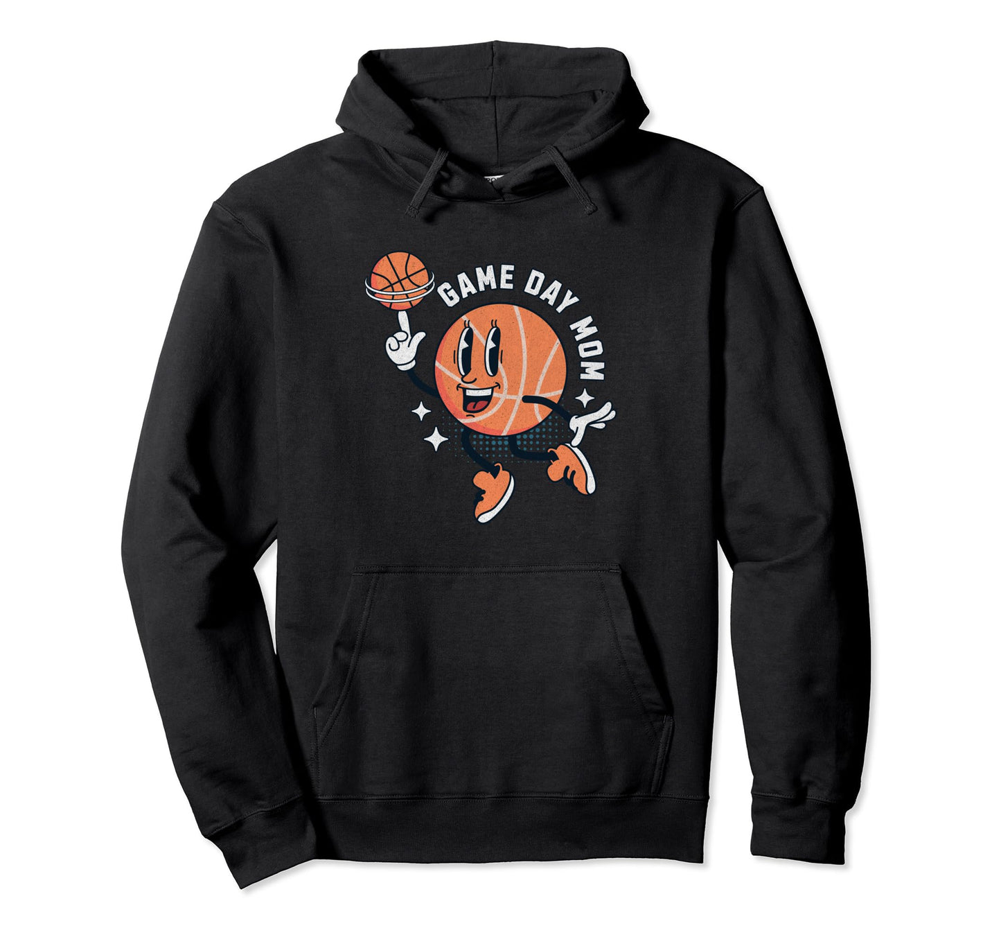 Basketball Game Day Mom Basketball Hoodie - Unique Graphic for Adults - T-Shirt, Sweatshirt, Hoodie