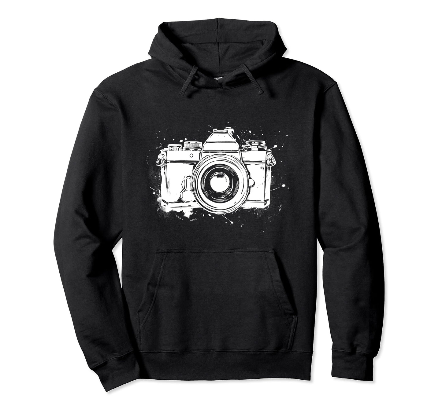 Camera Photography Watercolor Art Hoodie - Minimalist Print Unisex - T-Shirt, Sweatshirt, Hoodie