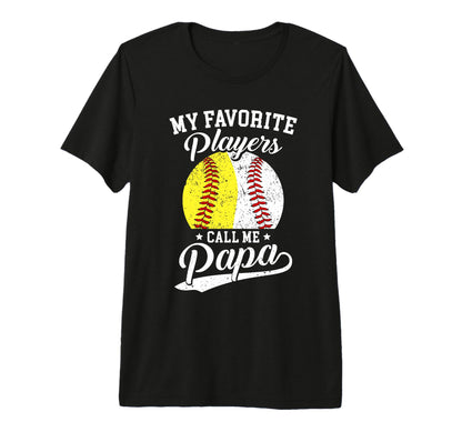 Mens My Favorite Baseball Softball T-Shirt - Aesthetic Graphic Unisex - T-Shirt, Sweatshirt, Hoodie