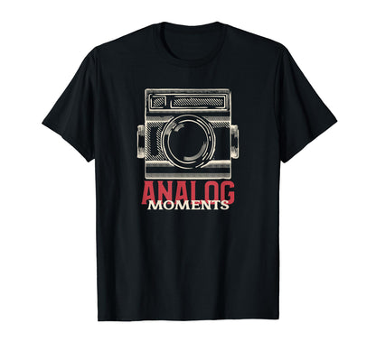 Analog Moments Camera T-Shirt - Trendy Graphic Men Women - T-Shirt, Sweatshirt, Hoodie