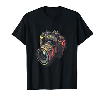 Photography Photographer Photos Camera T-Shirt - Unique Graphic Men Women - T-Shirt, Sweatshirt, Hoodie