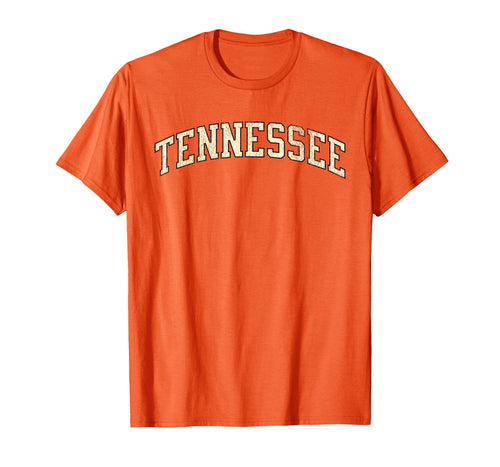Tennessee Varsity Orange Distressed T-Shirt - Unique Graphic Unisex - T-Shirt, Sweatshirt, Hoodie