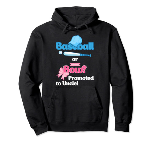 Baseball Or Bows Gender Reveal Party Hoodie - Trendy Graphic for Adults - T-Shirt, Sweatshirt, Hoodie