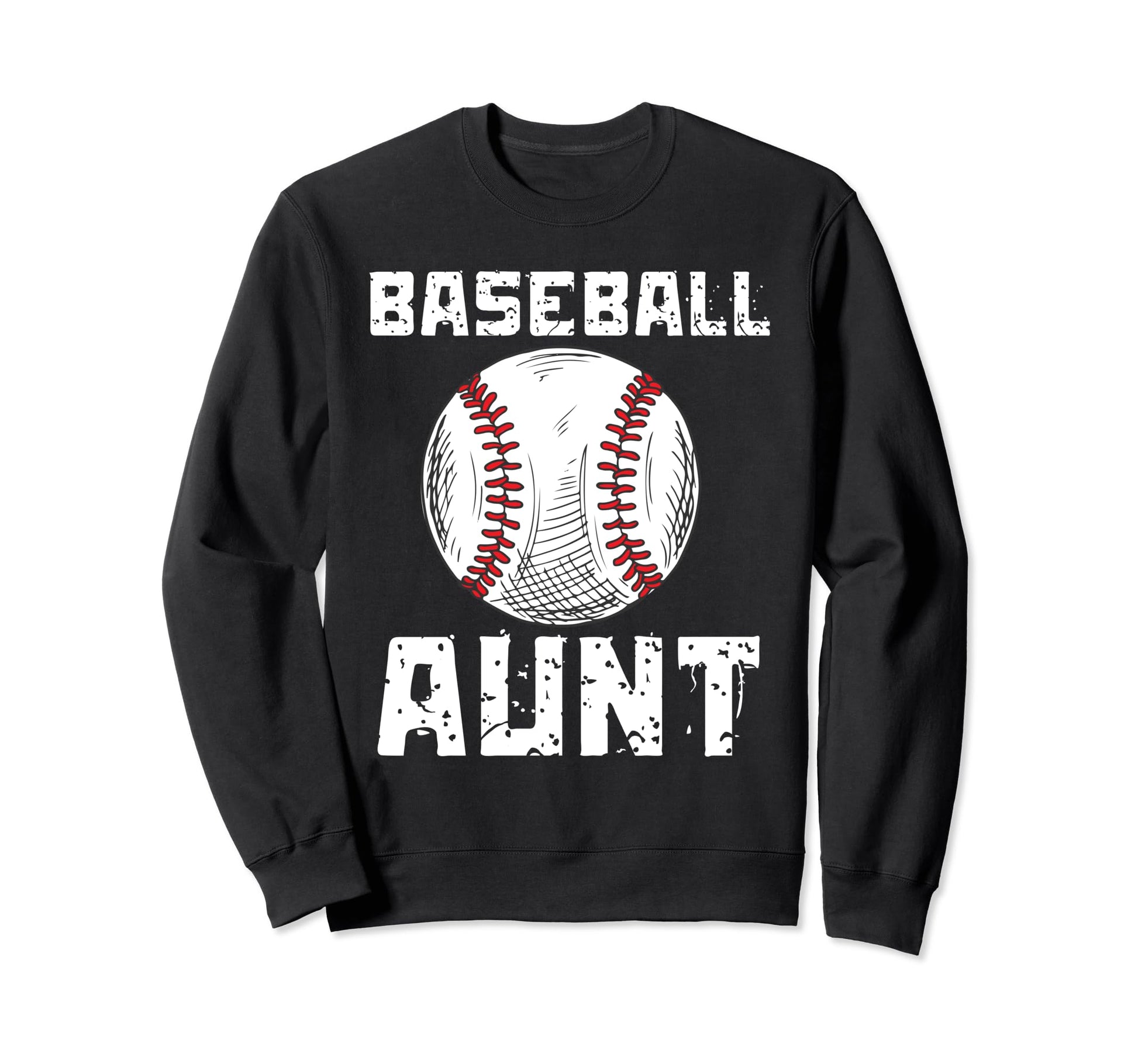 Baseball Aunt Family Matching Sweatshirt - Casual Everyday Wear for Adults - T-Shirt, Sweatshirt, Hoodie