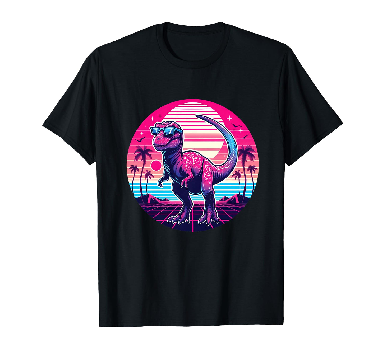 Retrowave Synthwave Aesthetic T-Shirt - Casual Everyday Wear Men Women - T-Shirt, Sweatshirt, Hoodie