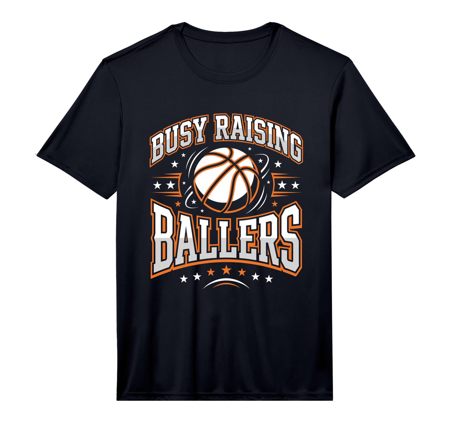Mens Busy Raising Ballers Basketball T-Shirt - Novelty Apparel Men Women - T-Shirt, Sweatshirt, Hoodie