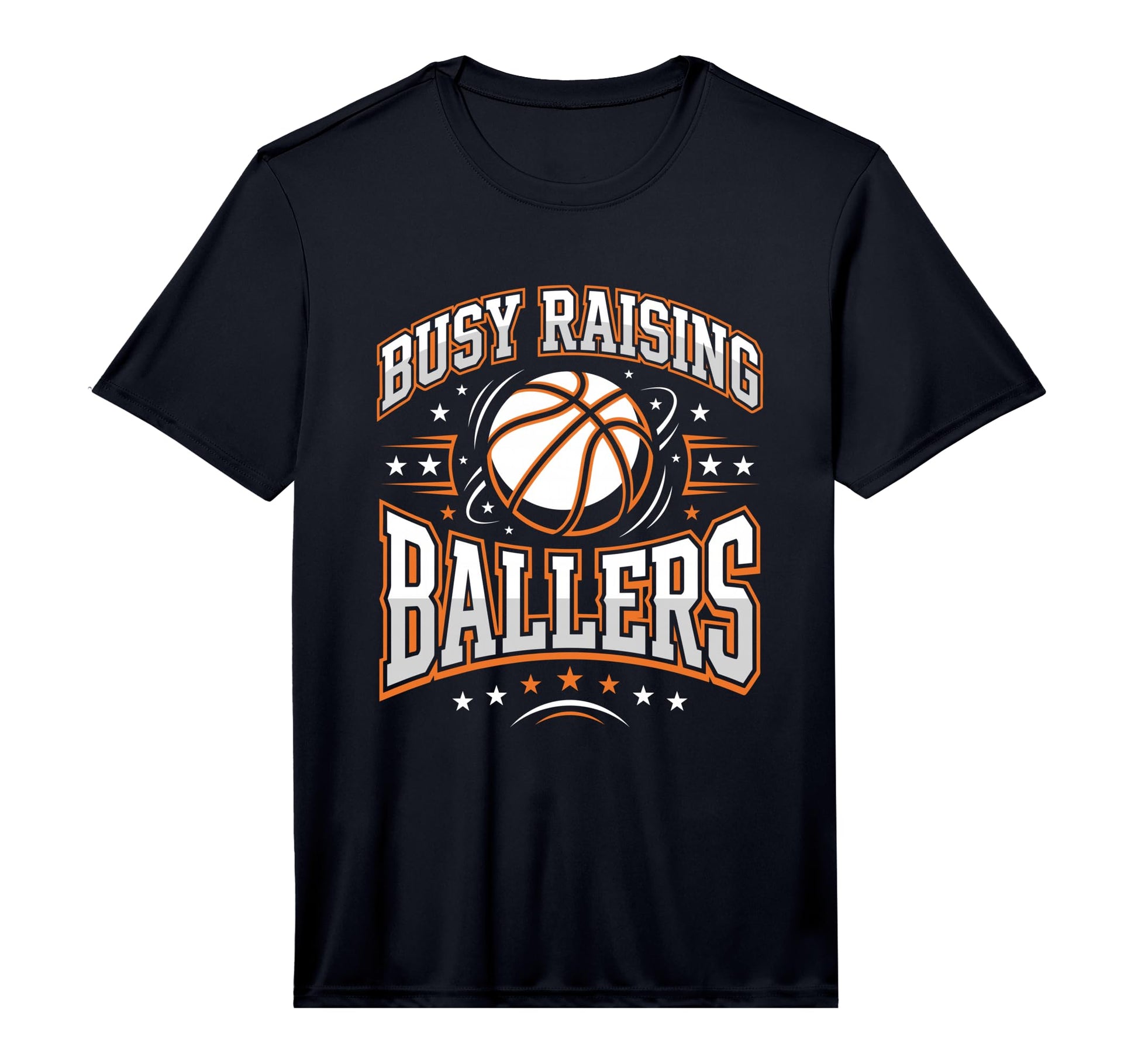 Mens Busy Raising Ballers Basketball T-Shirt - Novelty Apparel Men Women - T-Shirt, Sweatshirt, Hoodie