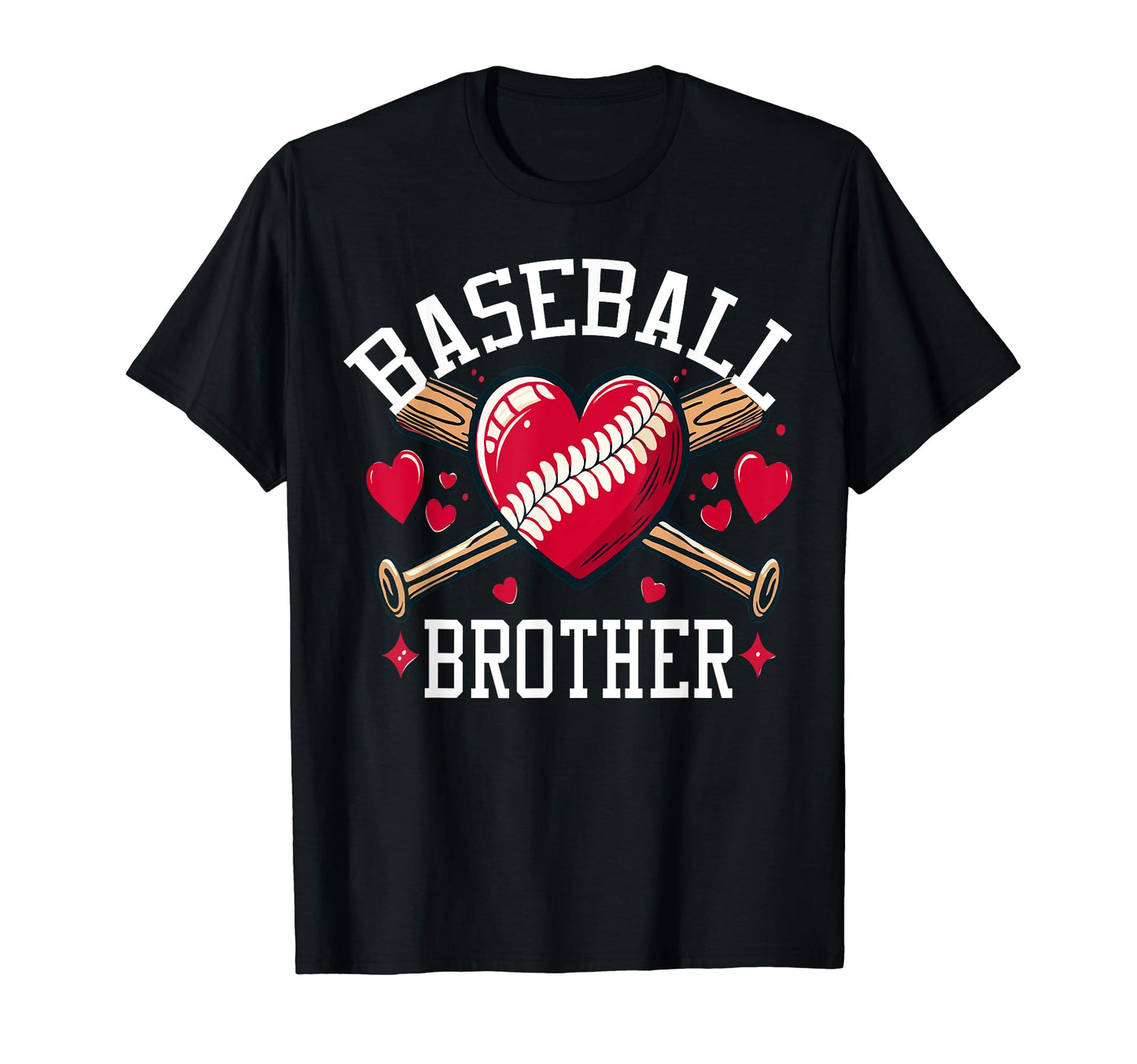 Baseball Brother Love T-Shirt - Casual Everyday Wear Men Women - T-Shirt, Sweatshirt, Hoodie