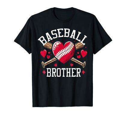 Baseball Brother Love T-Shirt - Casual Everyday Wear Men Women - T-Shirt, Sweatshirt, Hoodie