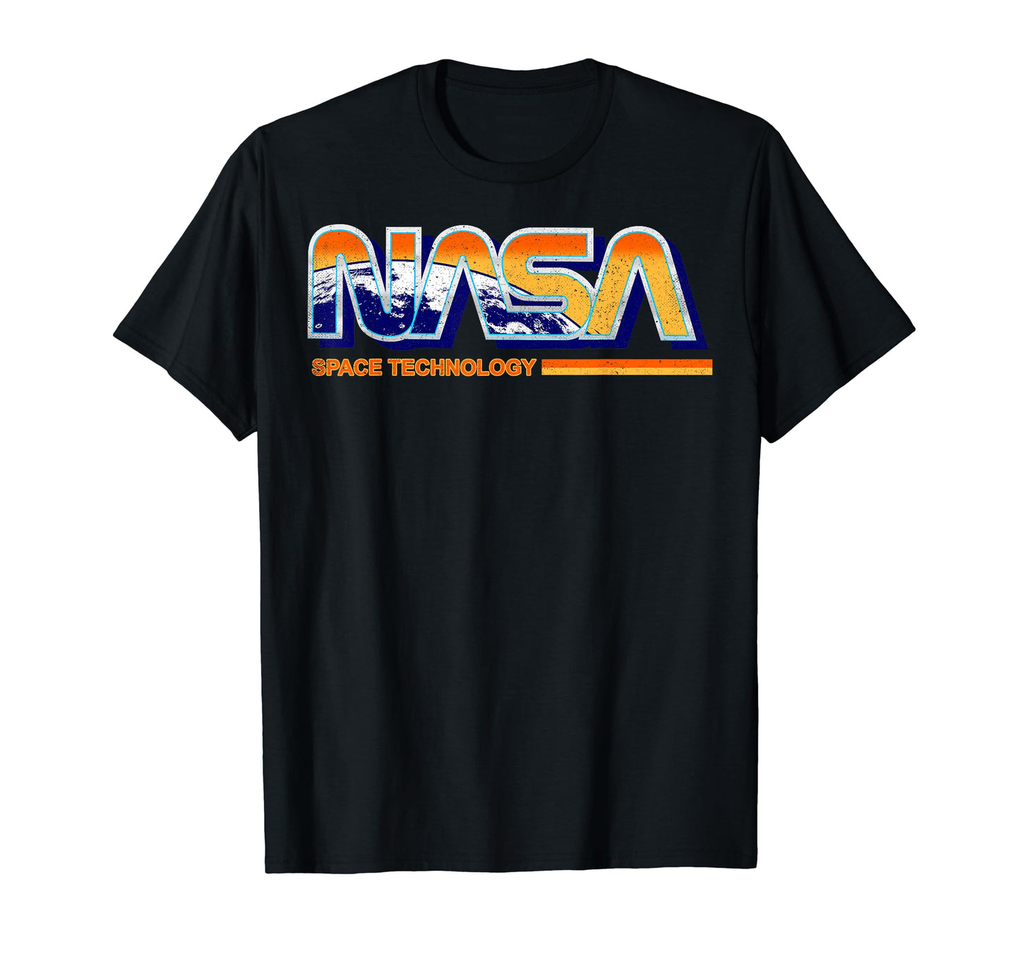 Nasa Space Technology Rainbow Logo T-Shirt - Streetwear Style for Adults - T-Shirt, Sweatshirt, Hoodie