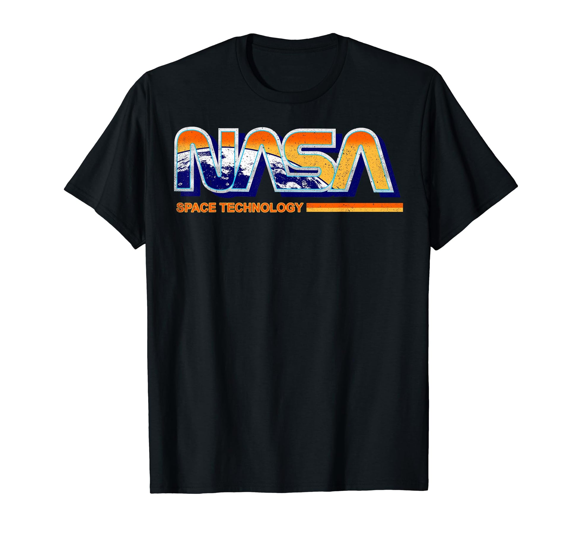 Nasa Space Technology Rainbow Logo T-Shirt - Streetwear Style for Adults - T-Shirt, Sweatshirt, Hoodie