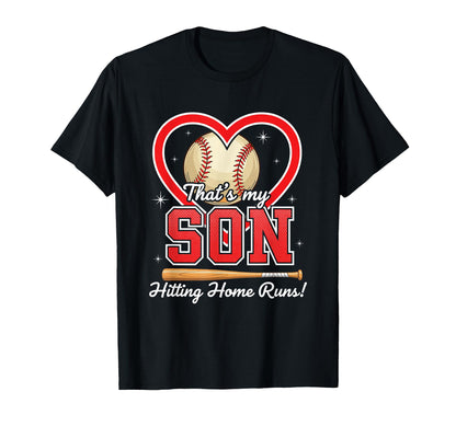 Proud Baseball Parent Son Player Fan T-Shirt - Streetwear Style Men Women - T-Shirt, Sweatshirt, Hoodie