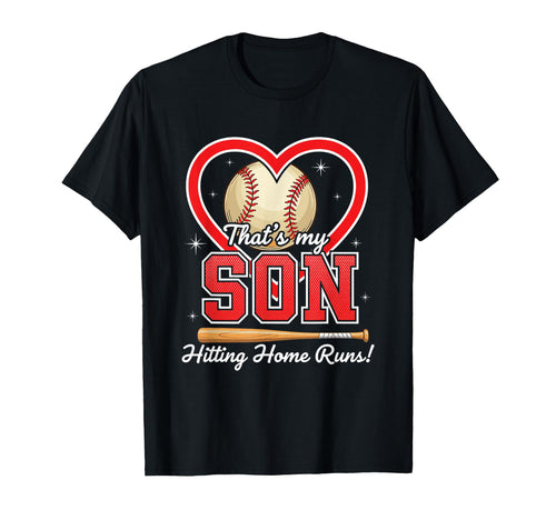 Proud Baseball Parent Son Player Fan T-Shirt - Streetwear Style Men Women - T-Shirt, Sweatshirt, Hoodie