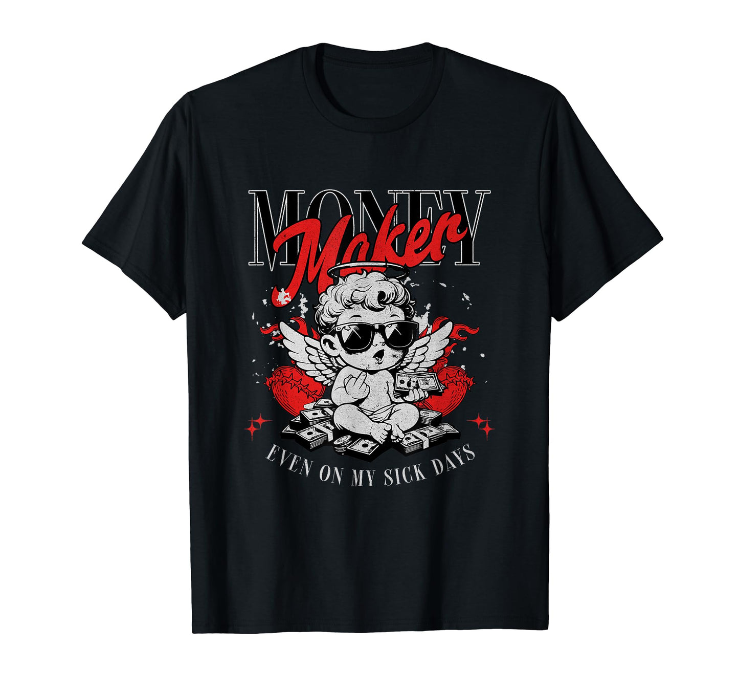 Gangster Hiphop Old School Hip Hop T-Shirt - Custom Art Print Unisex - T-Shirt, Sweatshirt, Hoodie