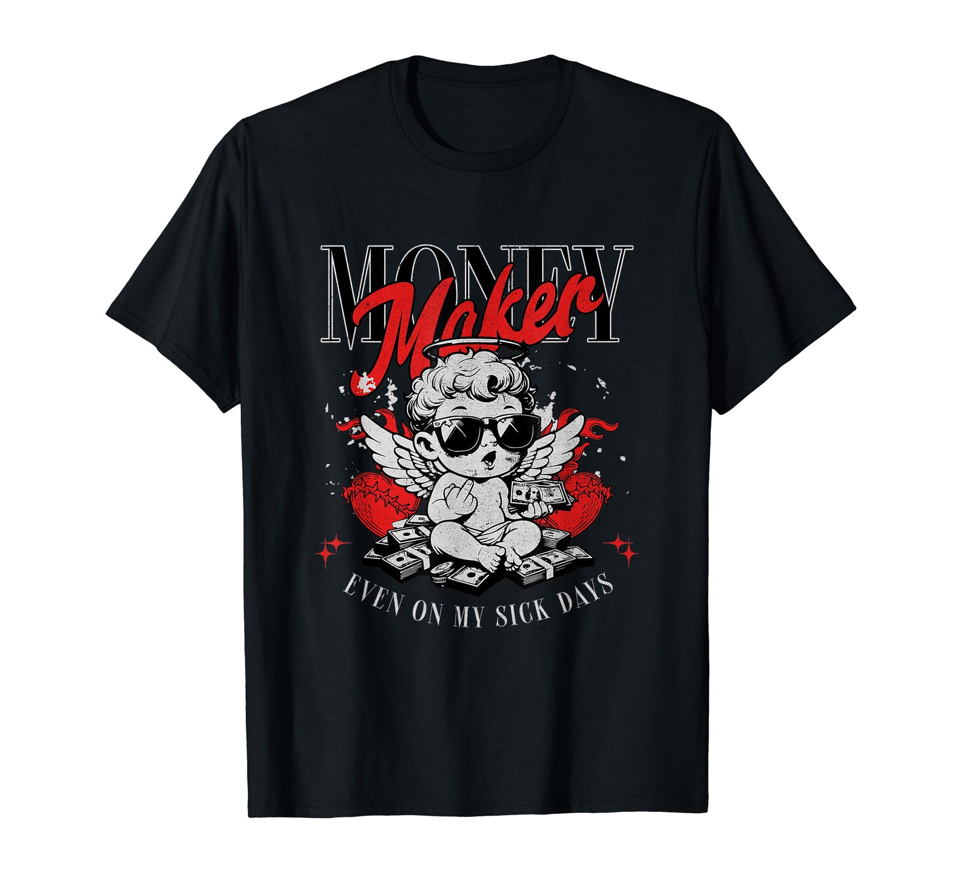 Gangster Hiphop Old School Hip Hop T-Shirt - Custom Art Print Unisex - T-Shirt, Sweatshirt, Hoodie