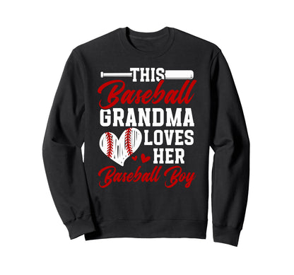 This Baseball Grandma Baseball Sweatshirt - Minimalist Print Men Women - T-Shirt, Sweatshirt, Hoodie