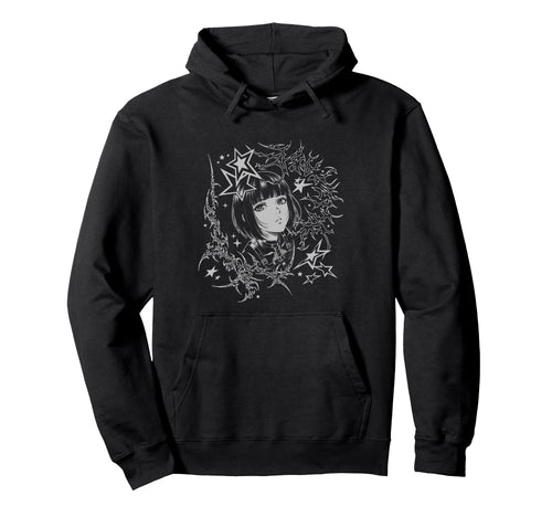 Y2K Grunge Anime Goth Japanese Hoodie - Graphic Print Men Women - T-Shirt, Sweatshirt, Hoodie