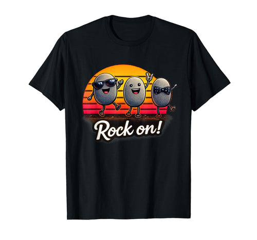 Rock Funny Rock Pun Rock Characters T-Shirt - Fun Novelty Design Unisex - T-Shirt, Sweatshirt, Hoodie