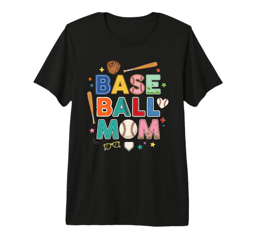 Funny Baseball Mom Doodle Alphabet Game T-Shirt - Trendy Graphic Men Women - T-Shirt, Sweatshirt, Hoodie