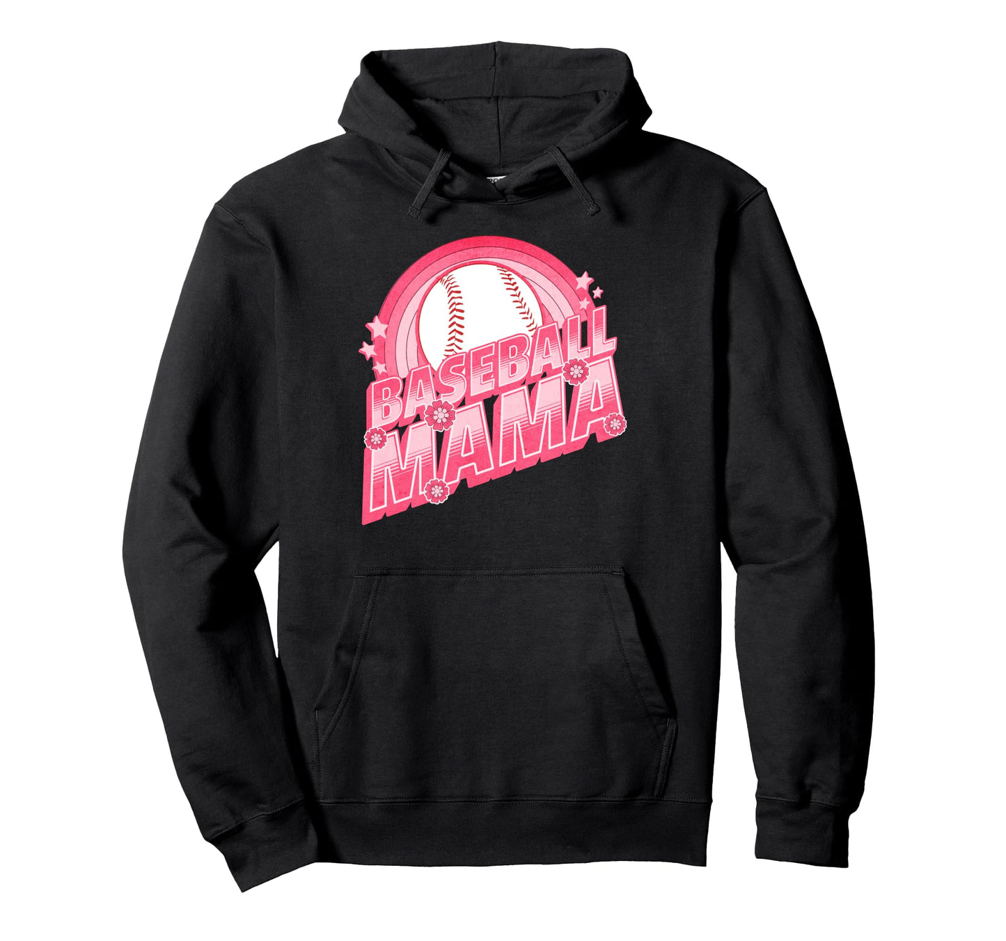Baseball Mom Club Sports Team Support Hoodie - Graphic Print Unisex - T-Shirt, Sweatshirt, Hoodie