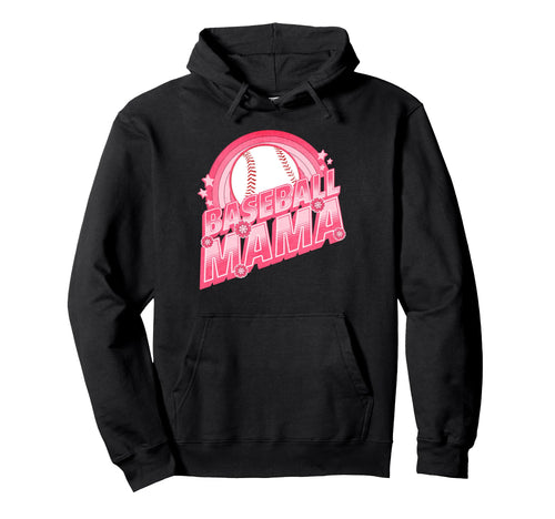 Baseball Mom Club Sports Team Support Hoodie - Graphic Print Unisex - T-Shirt, Sweatshirt, Hoodie