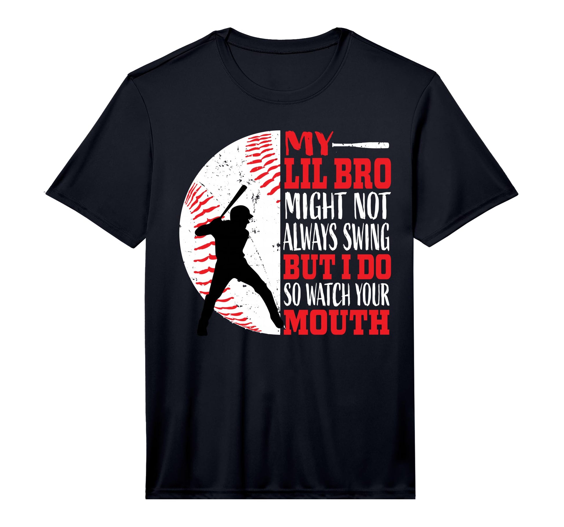 Funny Baseball Shirts Lil Bro T-Shirt - Casual Everyday Wear Unisex - T-Shirt, Sweatshirt, Hoodie