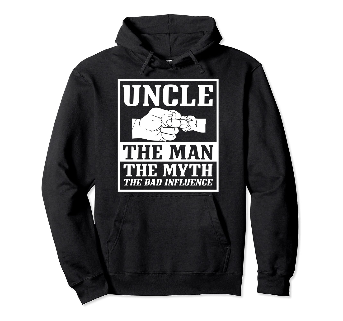 Uncle Myth Bad Influence Hoodie - Fun Novelty Design Unisex - T-Shirt, Sweatshirt, Hoodie