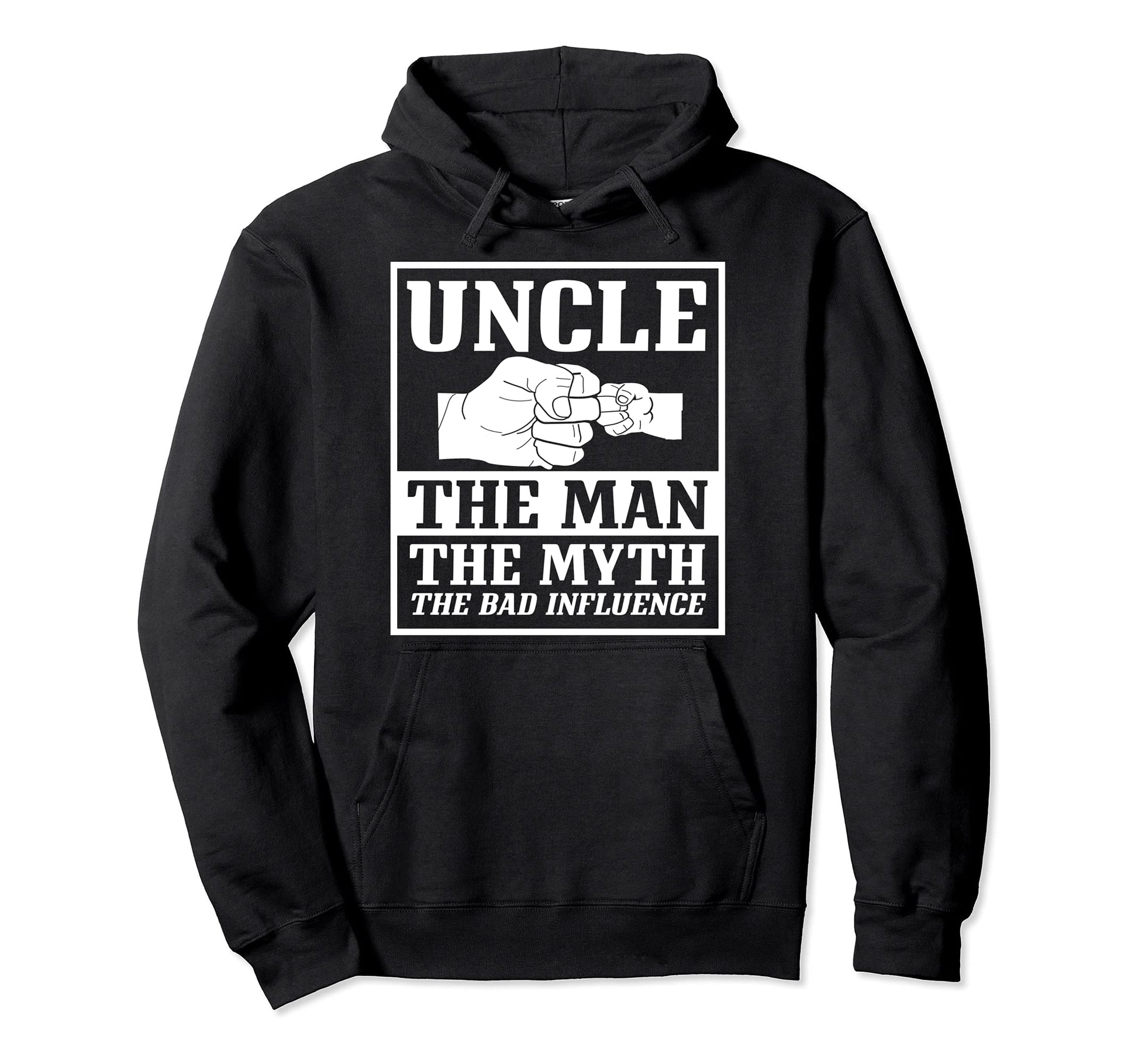 Uncle Myth Bad Influence Hoodie - Fun Novelty Design Unisex - T-Shirt, Sweatshirt, Hoodie