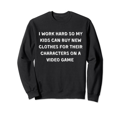 Funny Dad Dad Video Gamer Fathers Day Sweatshirt - Graphic Print Men Women - T-Shirt, Sweatshirt, Hoodie