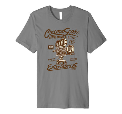 Movie Camera T-Shirt - Minimalist Print Men Women - T-Shirt, Sweatshirt, Hoodie