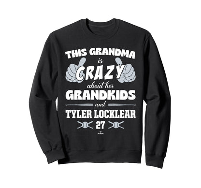 Grandma Crazy Tyler Locklear Sweatshirt - Trendy Graphic for Adults - T-Shirt, Sweatshirt, Hoodie