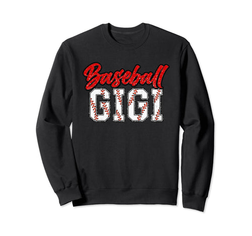 Baseball Gigi Groovy Loud Proud Sweatshirt - Aesthetic Graphic for Adults - T-Shirt, Sweatshirt, Hoodie