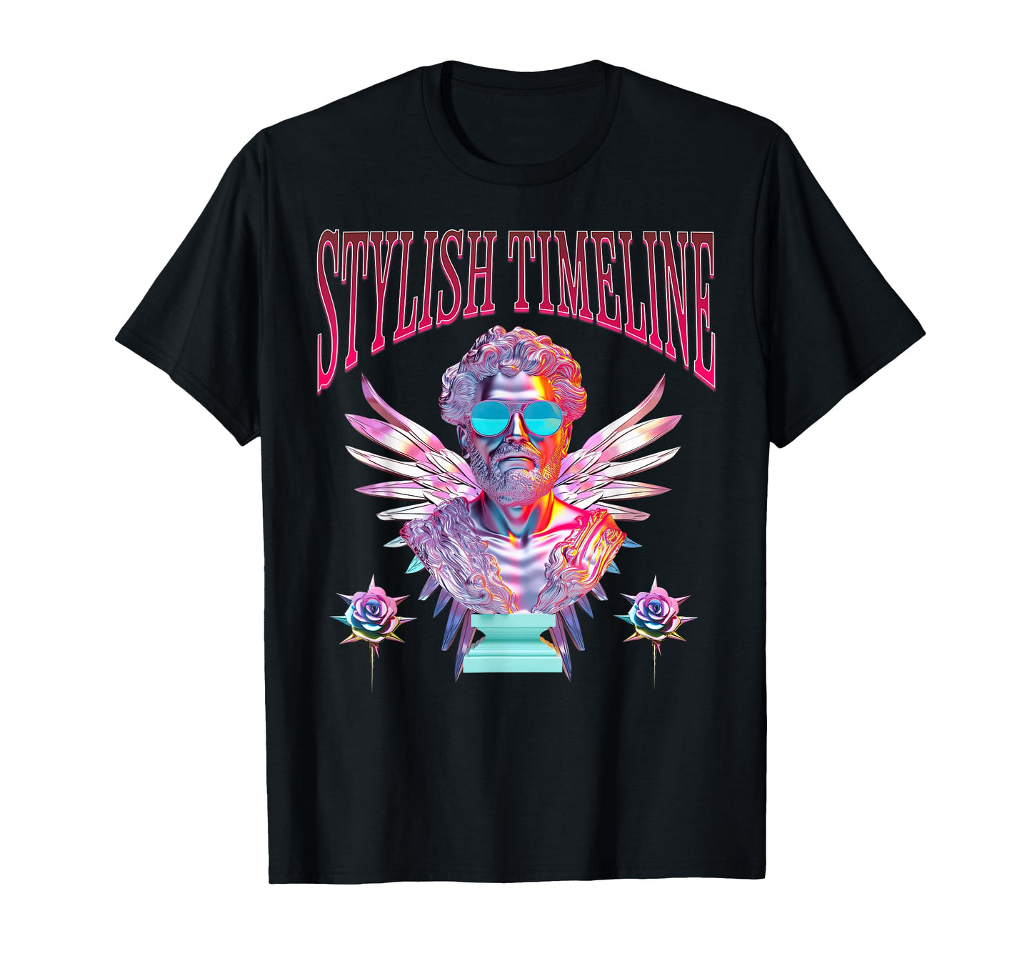Stylish Timeline Vaporwave Neo T-Shirt - Aesthetic Graphic Men Women - T-Shirt, Sweatshirt, Hoodie
