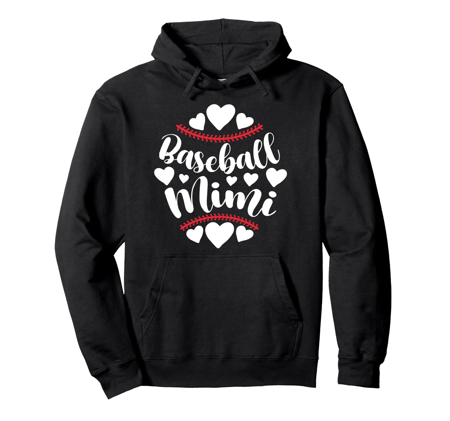 Baseball Mimi Grandma Proud Mimi Hoodie - Graphic Print for Adults - T-Shirt, Sweatshirt, Hoodie