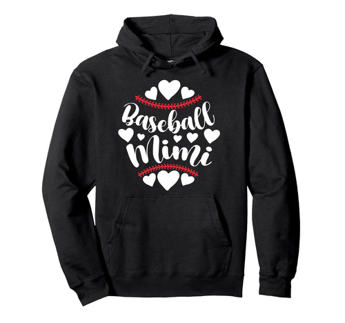 Baseball Mimi Grandma Proud Mimi Hoodie - Graphic Print for Adults - T-Shirt, Sweatshirt, Hoodie