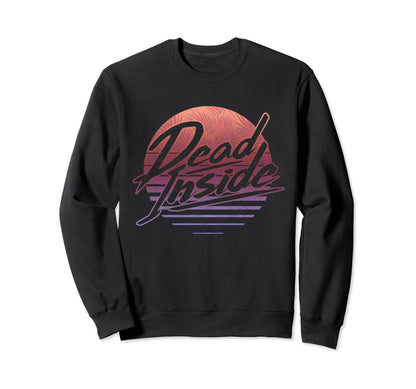 1980 Sad Floral Sunset Aesthetic Sweatshirt - Minimalist Print Men Women - T-Shirt, Sweatshirt, Hoodie