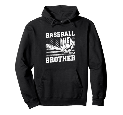 Baseball Brother Hoodie - Unique Graphic for Adults - T-Shirt, Sweatshirt, Hoodie