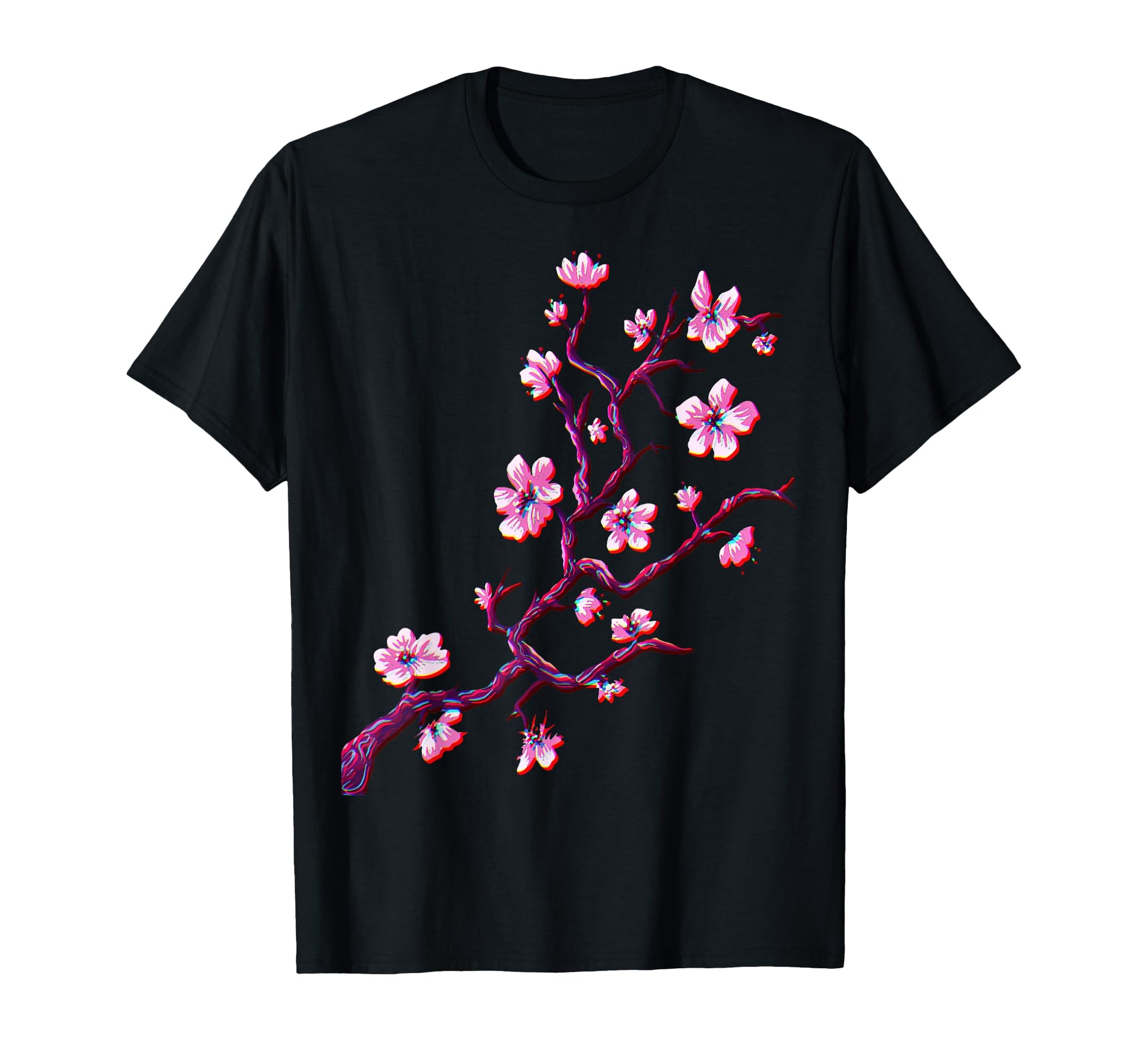 Vaporwave Japan Japanese Cherry Blossom T-Shirt - Trendy Graphic Men Women - T-Shirt, Sweatshirt, Hoodie
