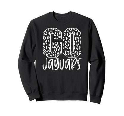 Jaguars Team Mascot School Spirit Sweatshirt - Unique Graphic for Adults - T-Shirt, Sweatshirt, Hoodie