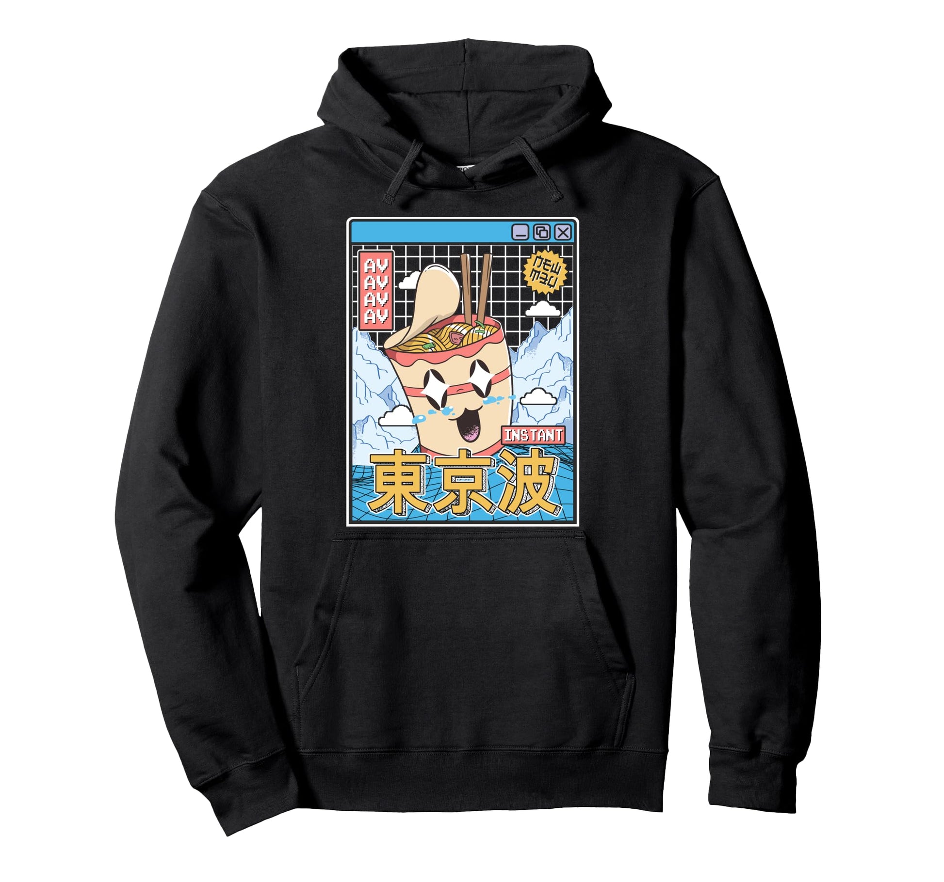 Instant Ramen Noodles Japanese Kawaii Hoodie - Streetwear Style Men Women - T-Shirt, Sweatshirt, Hoodie