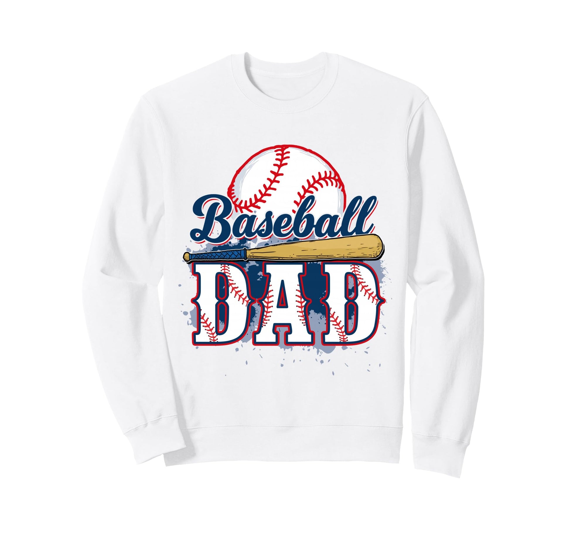 Baseball Dad Fathers Day Game Day Sweatshirt - Aesthetic Graphic Men Women - T-Shirt, Sweatshirt, Hoodie