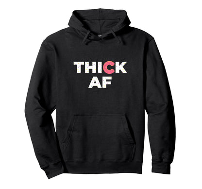Thick Af Donut Rainbow Sprinkles Hoodie - Custom Art Print for Adults - T-Shirt, Sweatshirt, Hoodie